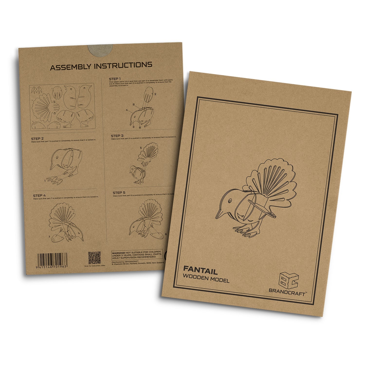 BRANDCRAFT Fantail Wooden Model (5)