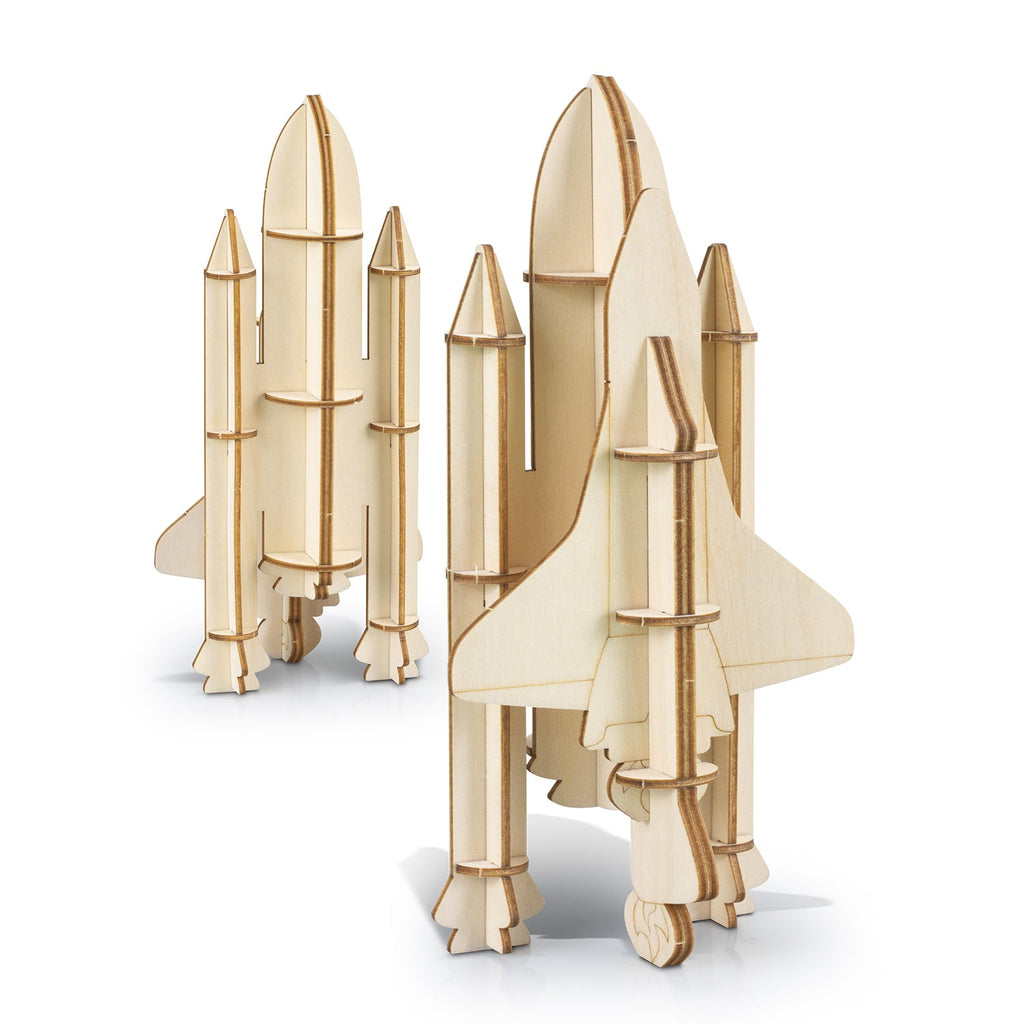 BRANDCRAFT Rocket Ship Wooden Model (3)