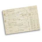 BRANDCRAFT Rocket Ship Wooden Model (4)