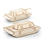 BRANDCRAFT Tank Wooden Model (3)