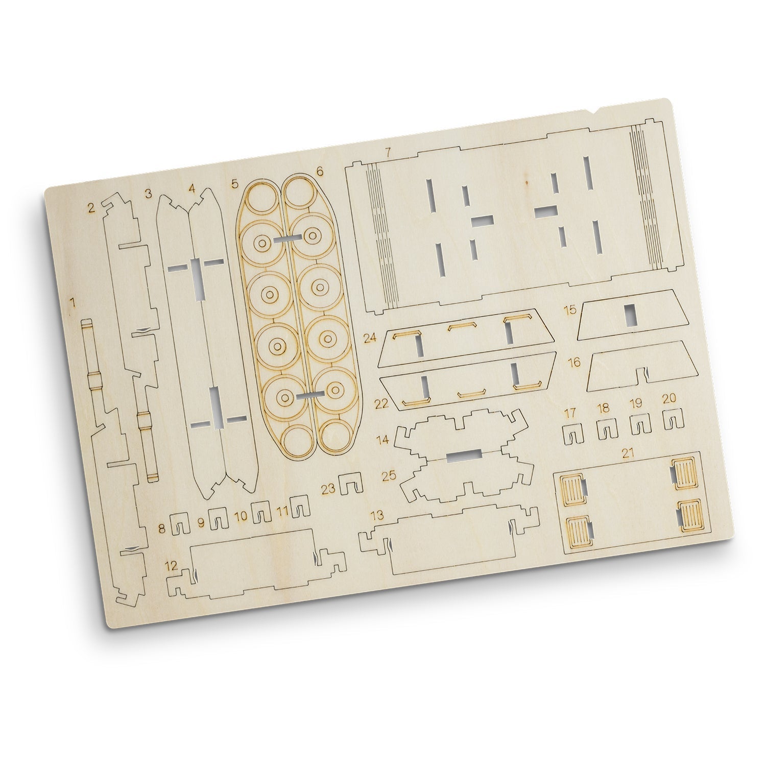 BRANDCRAFT Tank Wooden Model (4)