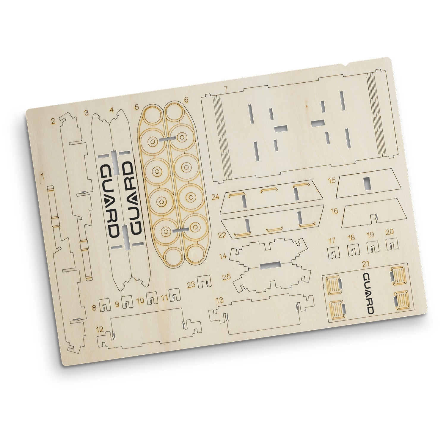BRANDCRAFT Tank Wooden Model (7)