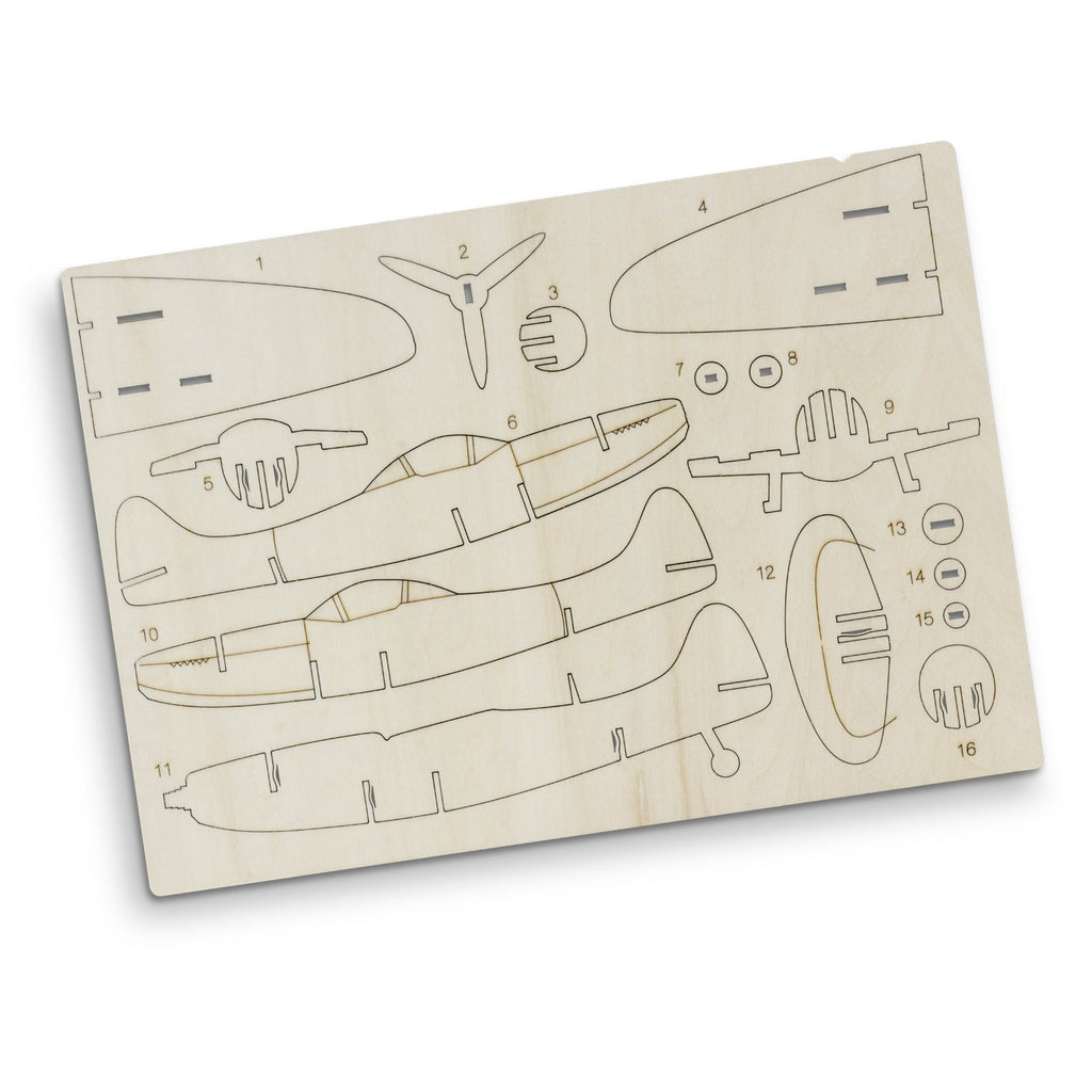 BRANDCRAFT Spitfire Wooden Model (4)