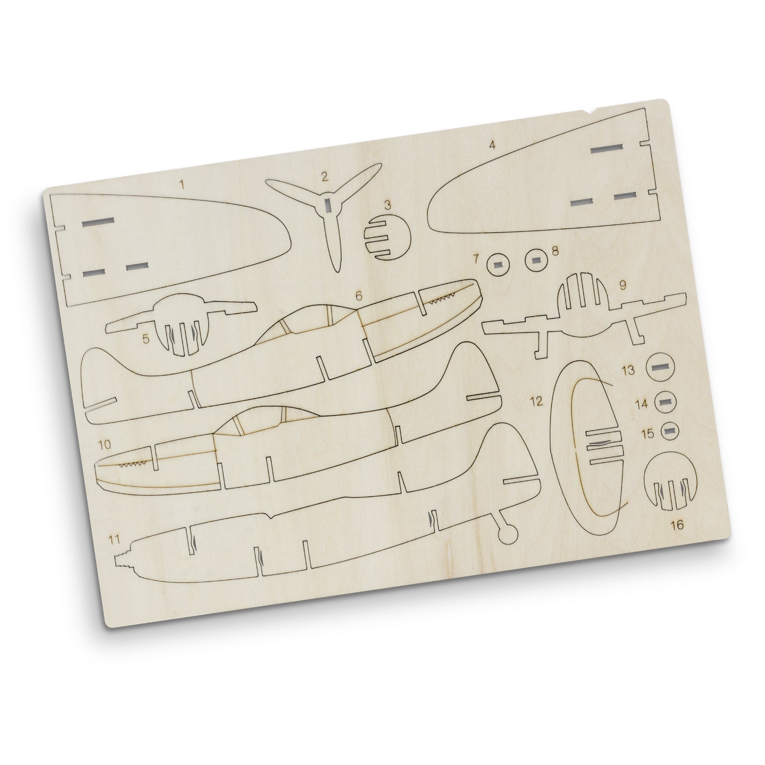 BRANDCRAFT Spitfire Wooden Model (4)