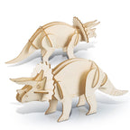 BRANDCRAFT Triceratops Wooden Model (3)