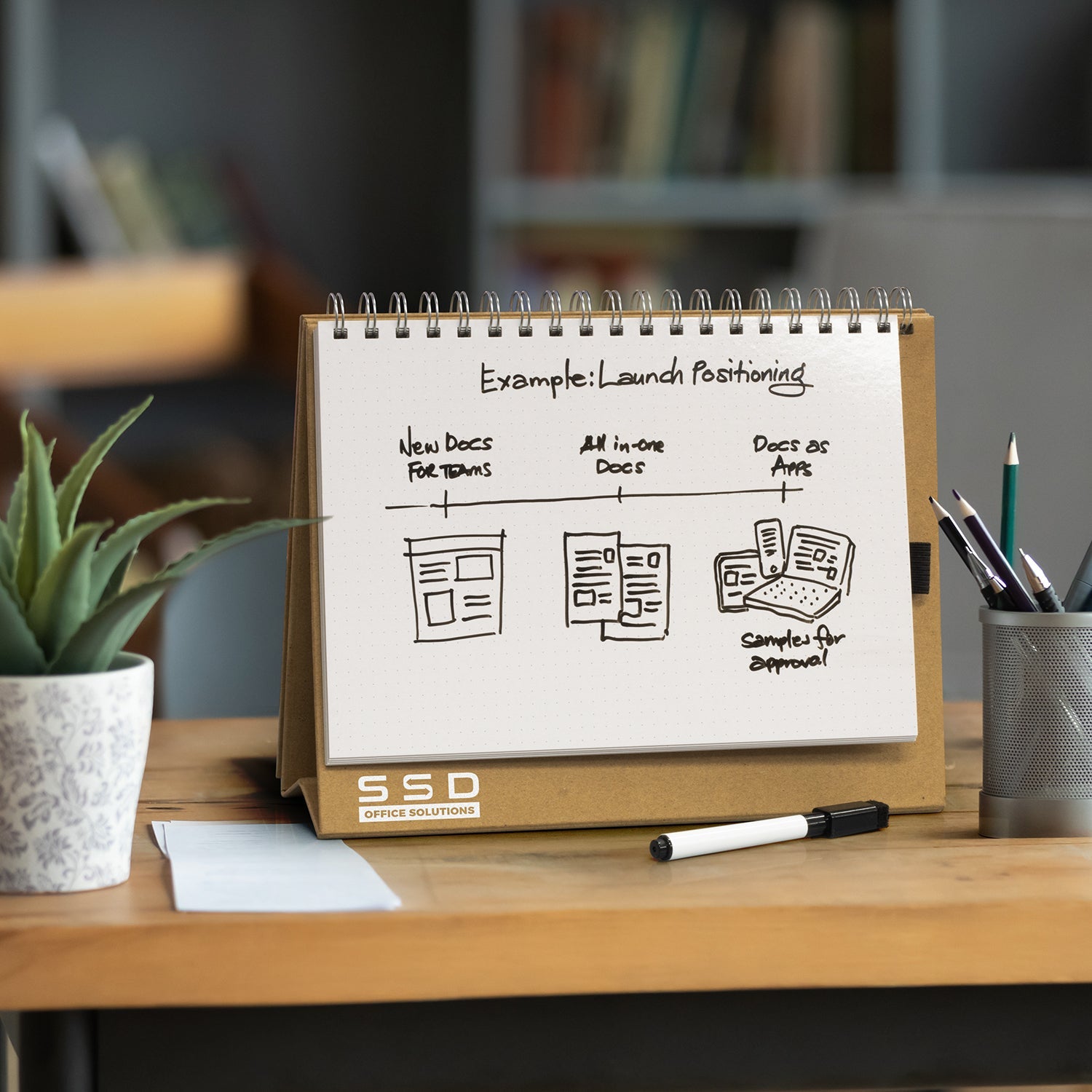 Desk Whiteboard Notebook (10)