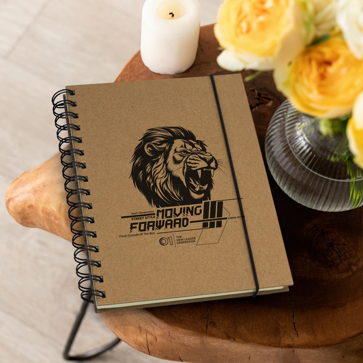 Sugarcane Paper Spiral Notebook (7)