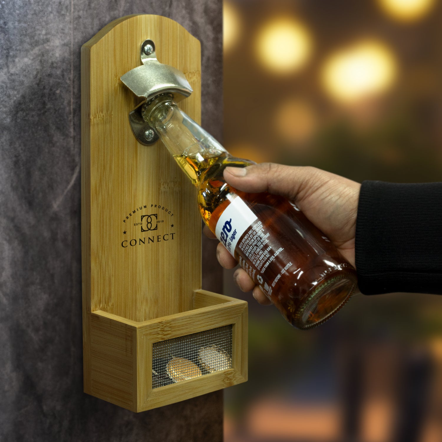 NATURA Bamboo Wall Mounted Bottle Opener (7)