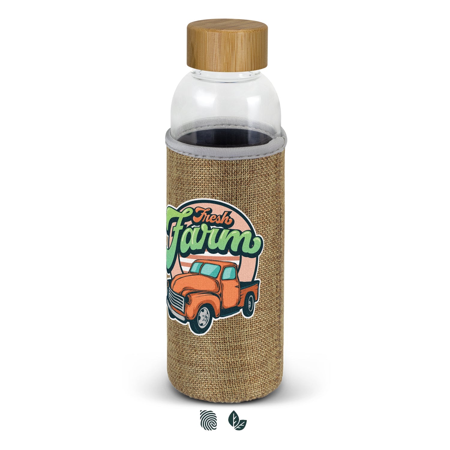 Eden Glass Bottle - Natural Sleeve