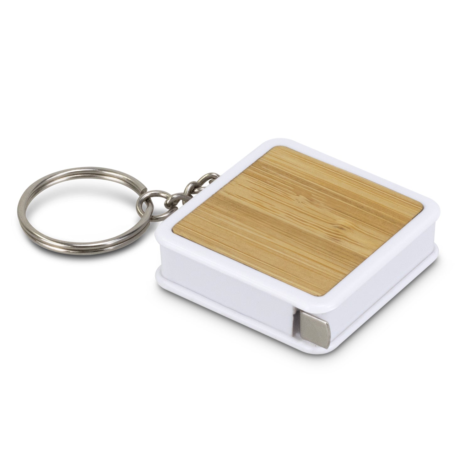 Bamboo Tape Measure Key Ring (2)