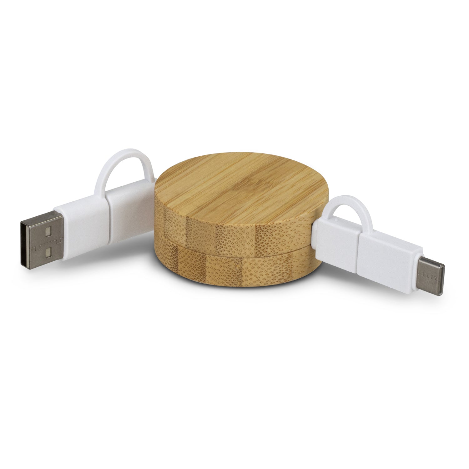Bamboo Retractable Charging Cable (2)