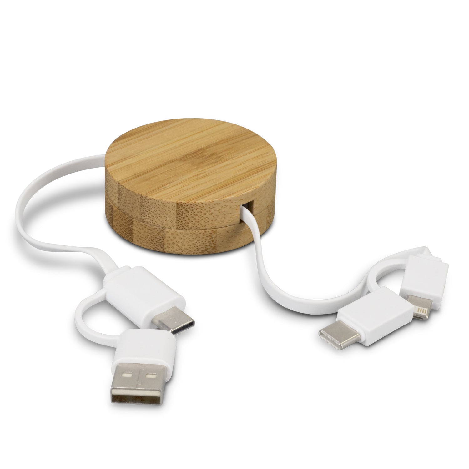 Bamboo Retractable Charging Cable (3)