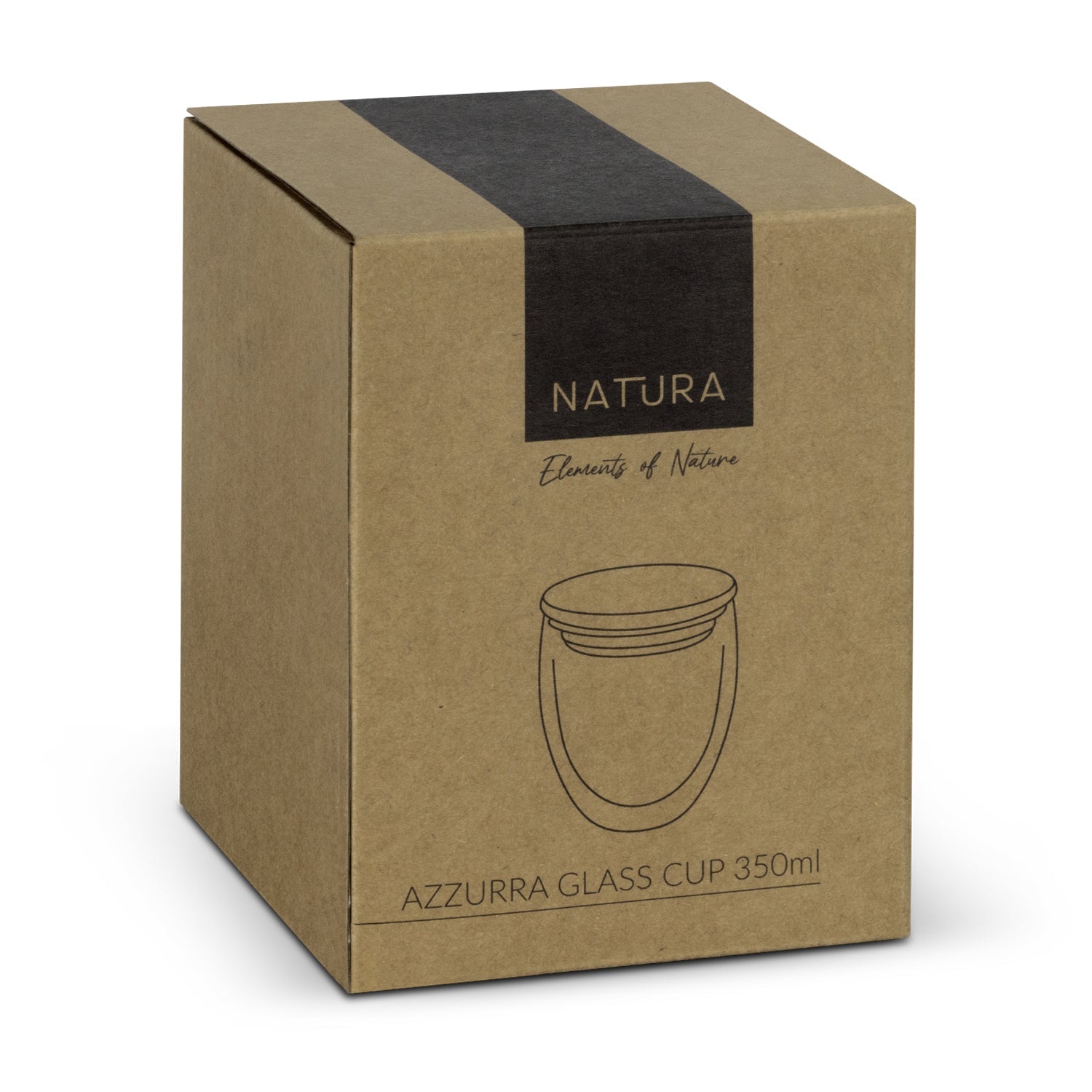 NATURA Azzurra Glass Cup - 350ml (6)