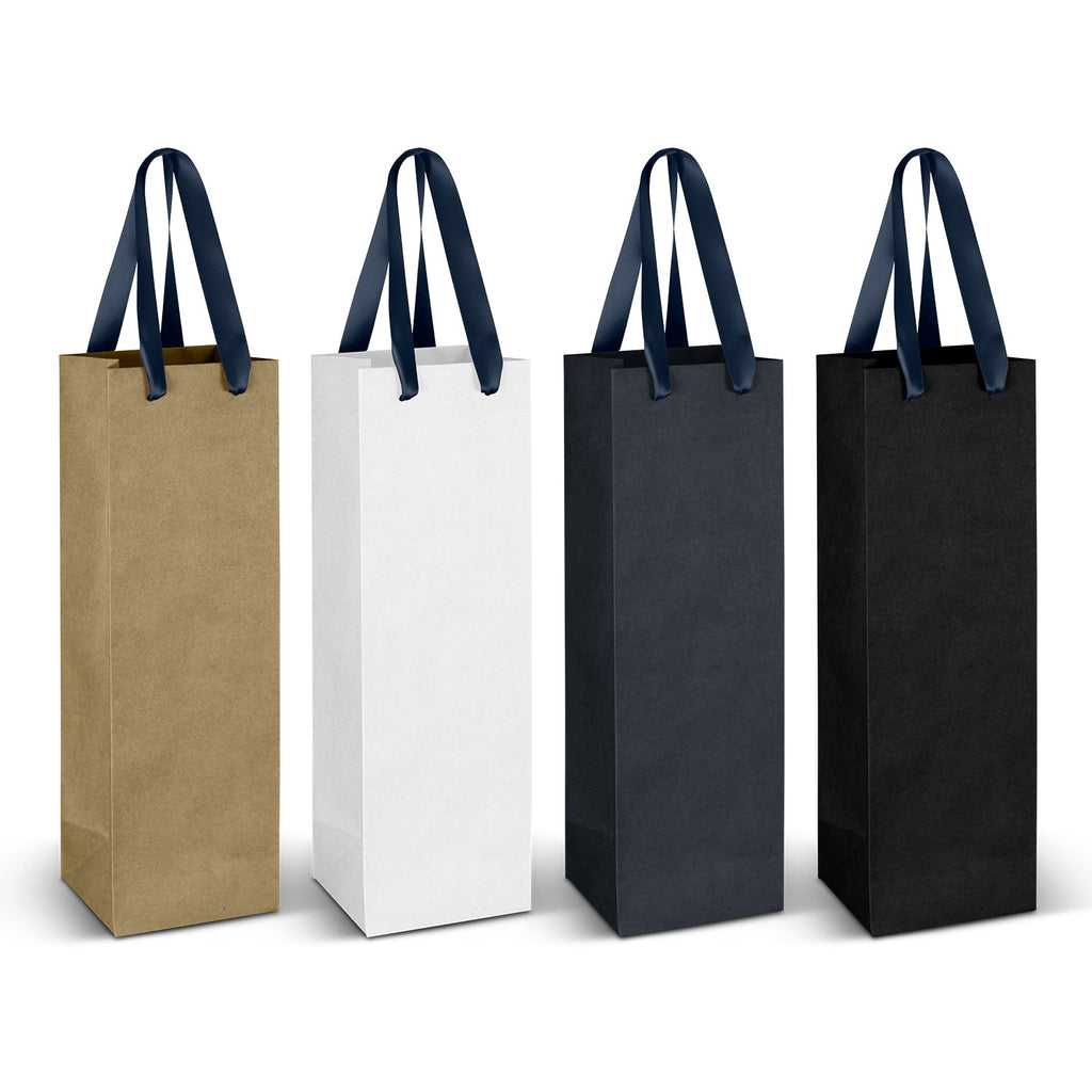 Wine Ribbon Handle Paper Bag (10)