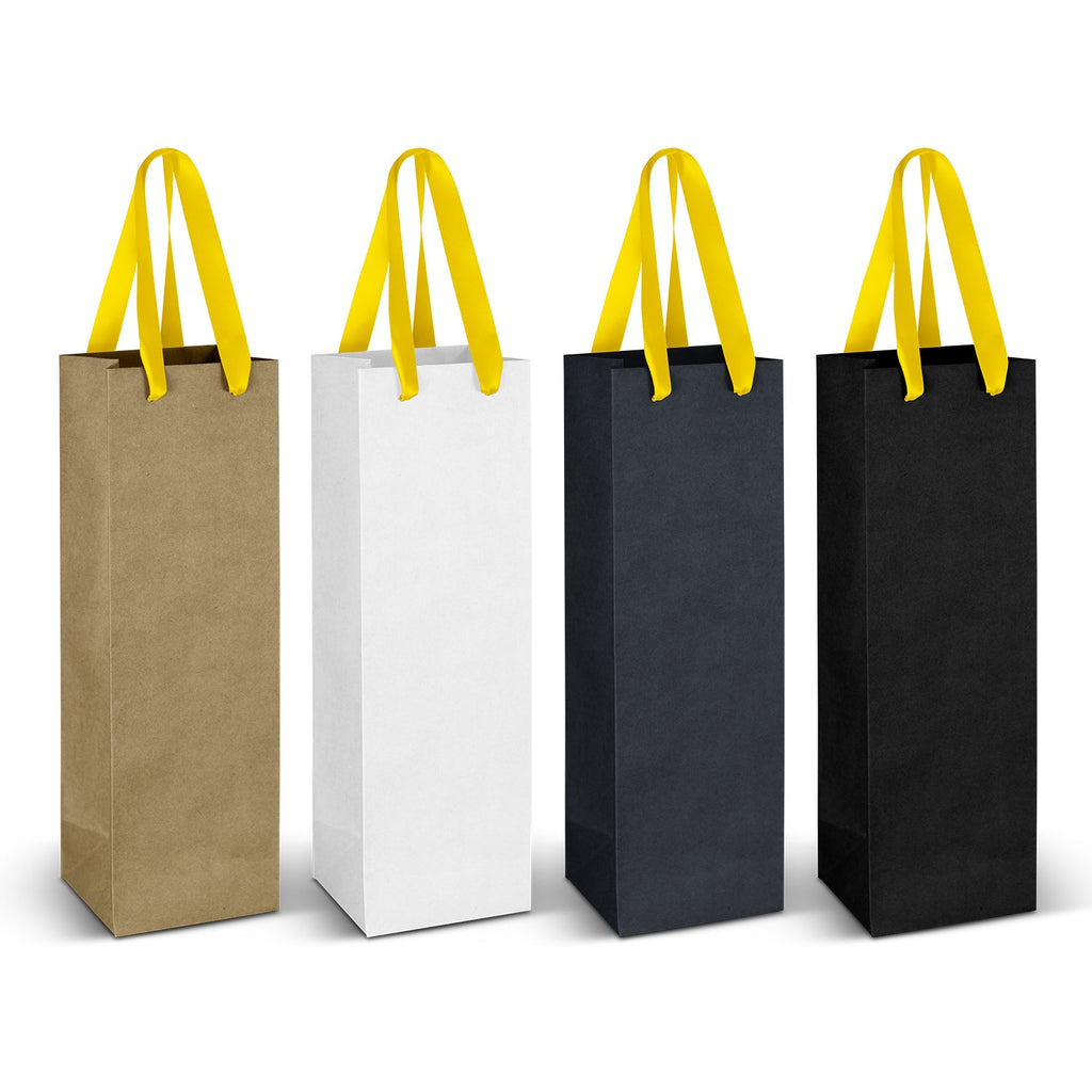 Wine Ribbon Handle Paper Bag (3)