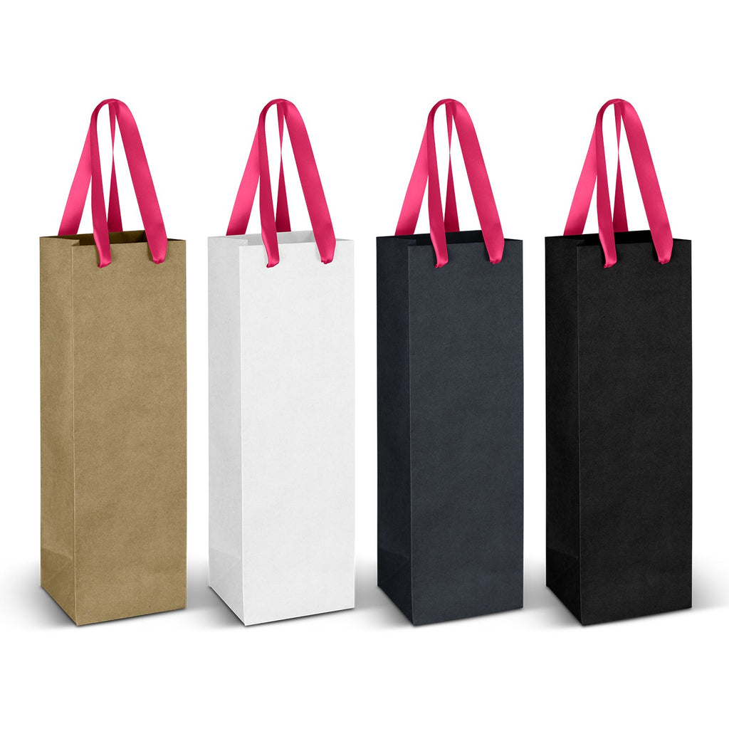 Wine Ribbon Handle Paper Bag (5)