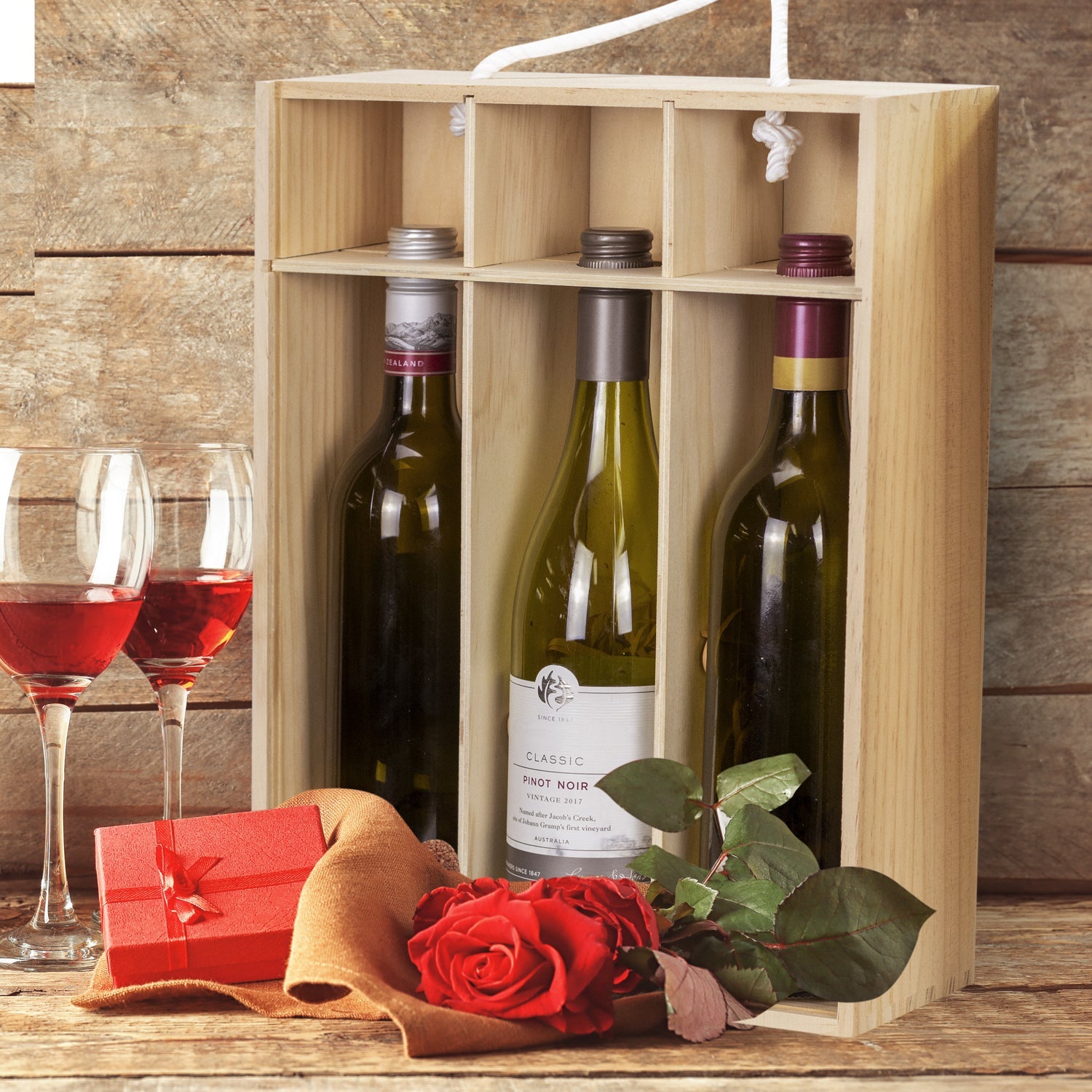 Tuscany Wine Gift Box - Triple (6)