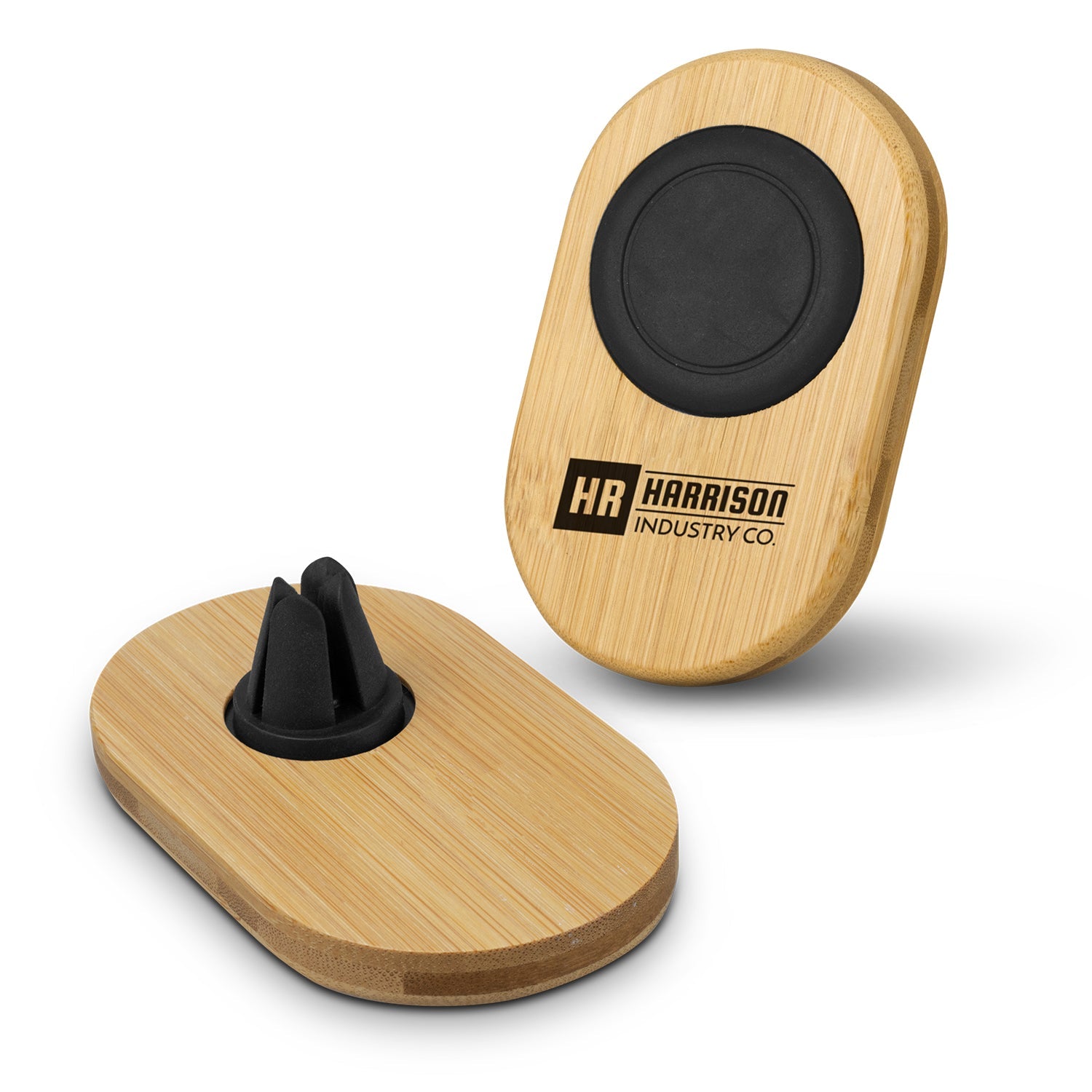 Bamboo Car Phone Holder (2)