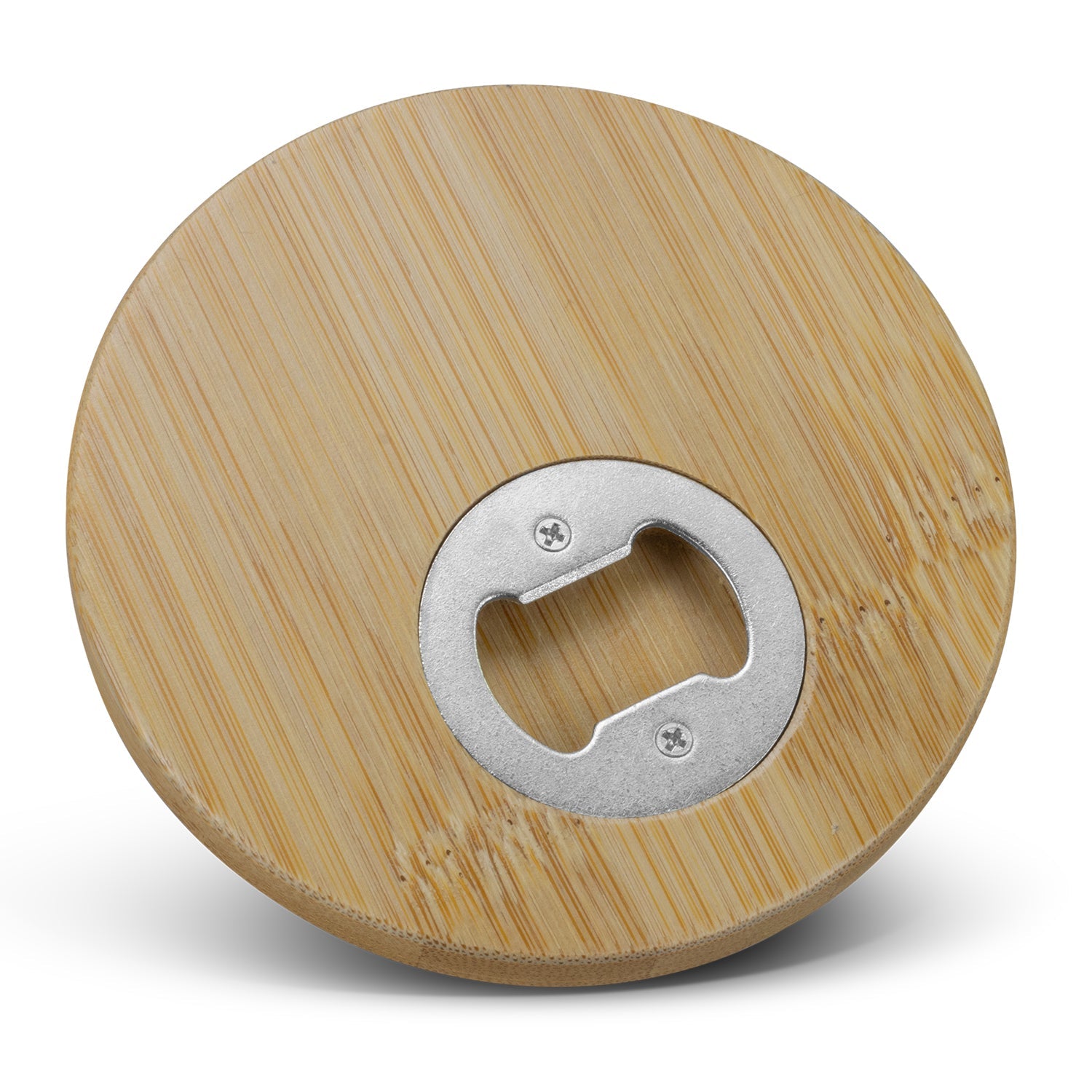 Bamboo Bottle Opener Coaster - Round (3)