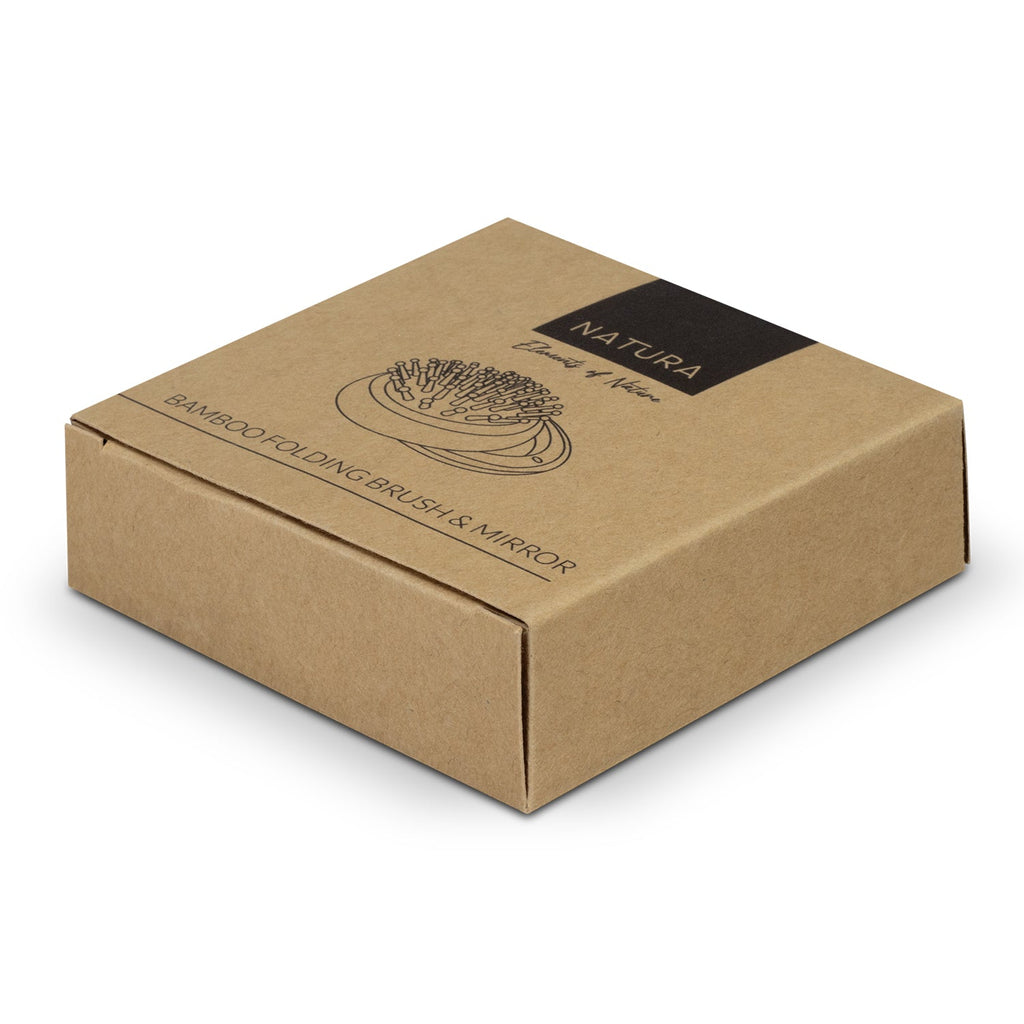 NATURA Bamboo Brush and Mirror (7)