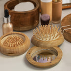 NATURA Bamboo Brush and Mirror (8)