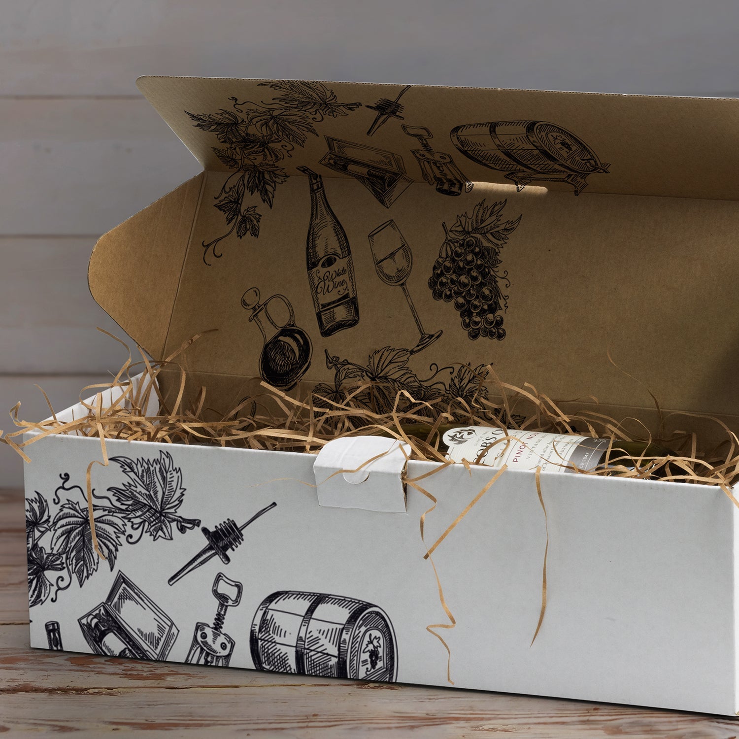 Die Cut Box with Locking Lid - 395x115x115mm (4)