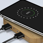 NATURA Bamboo Wireless Fast Charging Hub (7)