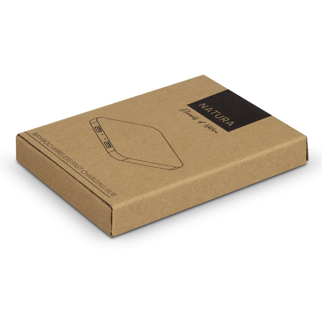 NATURA Bamboo Wireless Fast Charging Hub (8)
