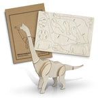 BRANDCRAFT Brachiosaurus Wooden Model (2)