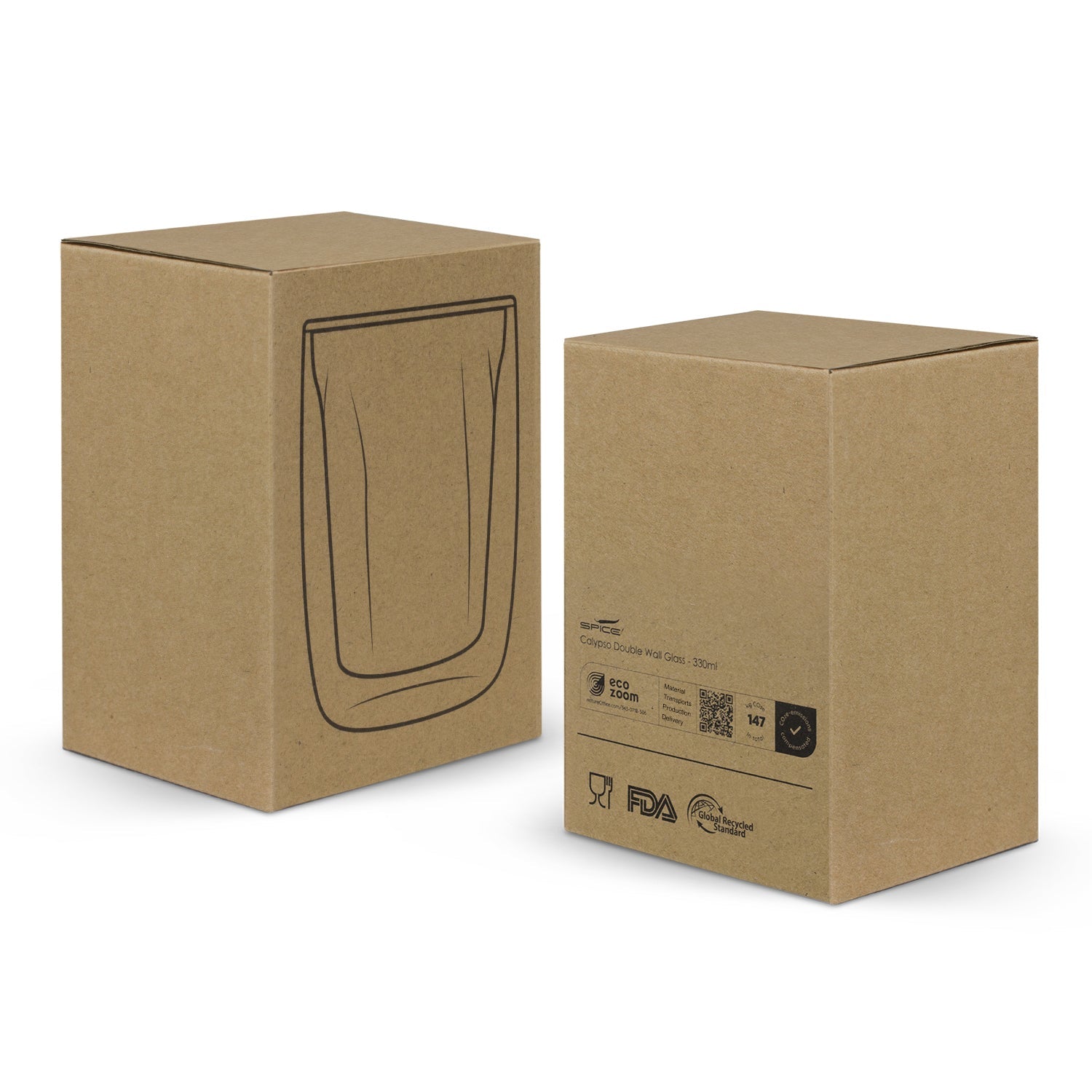SPICE Calypso Double Wall Glass - 330ml (5)