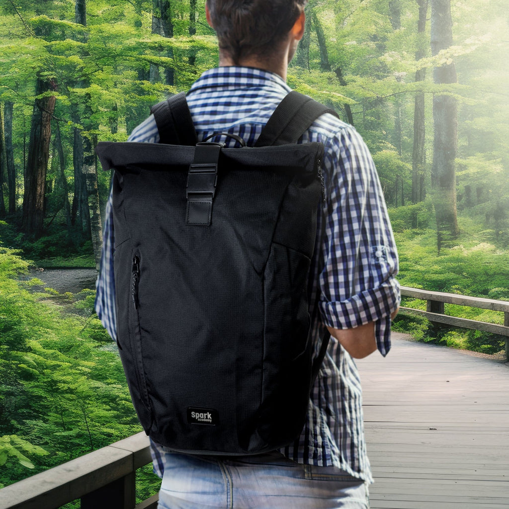 SPICE Waste2Gear Roll Up Computer Backpack (11)