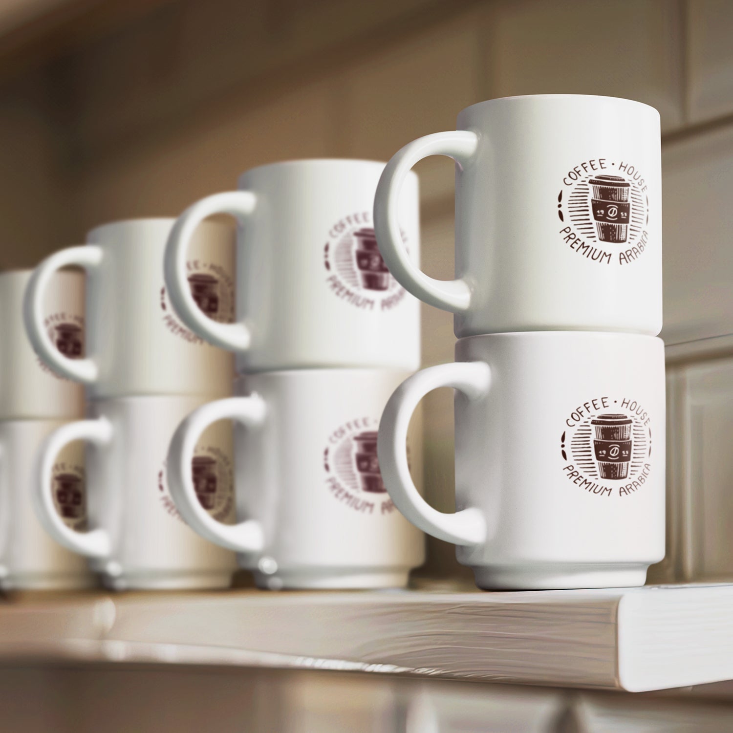 Espresso Stackable Coffee Mug (4)