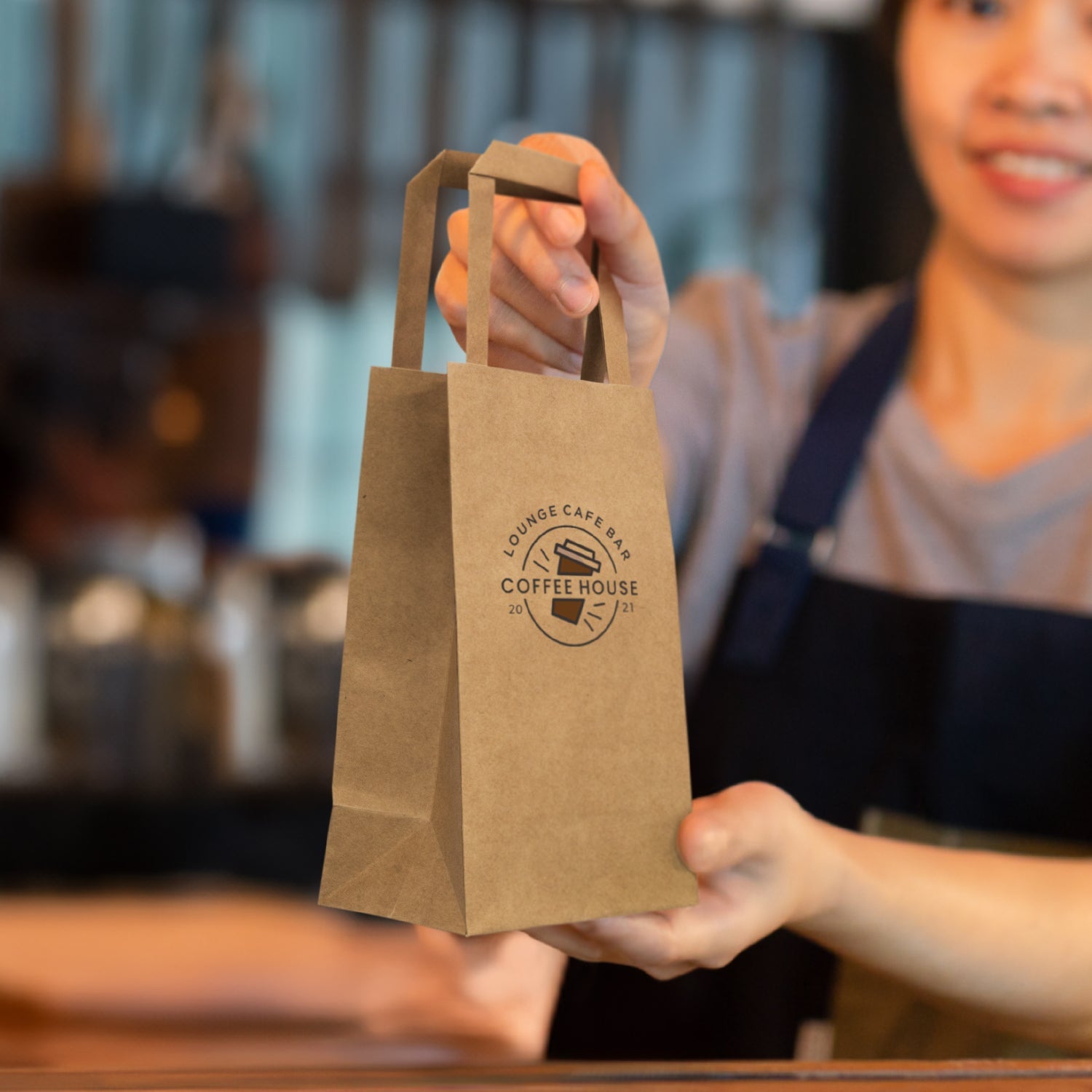 Small Flat Handle Paper Bag Portrait (7)