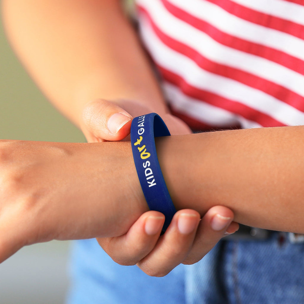 Kids Silicone Wrist Band - Debossed (19)