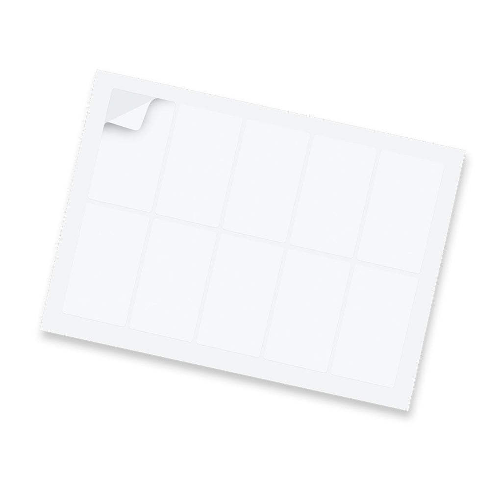 Sticker Sheet 88 x 50mm Rectangle - Gloss (2)