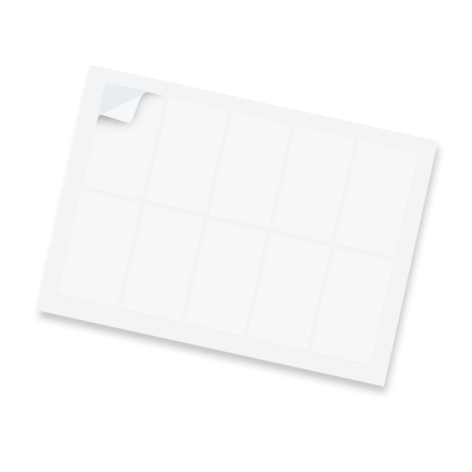 Sticker Sheet 88 x 50mm Rectangle - Gloss (2)