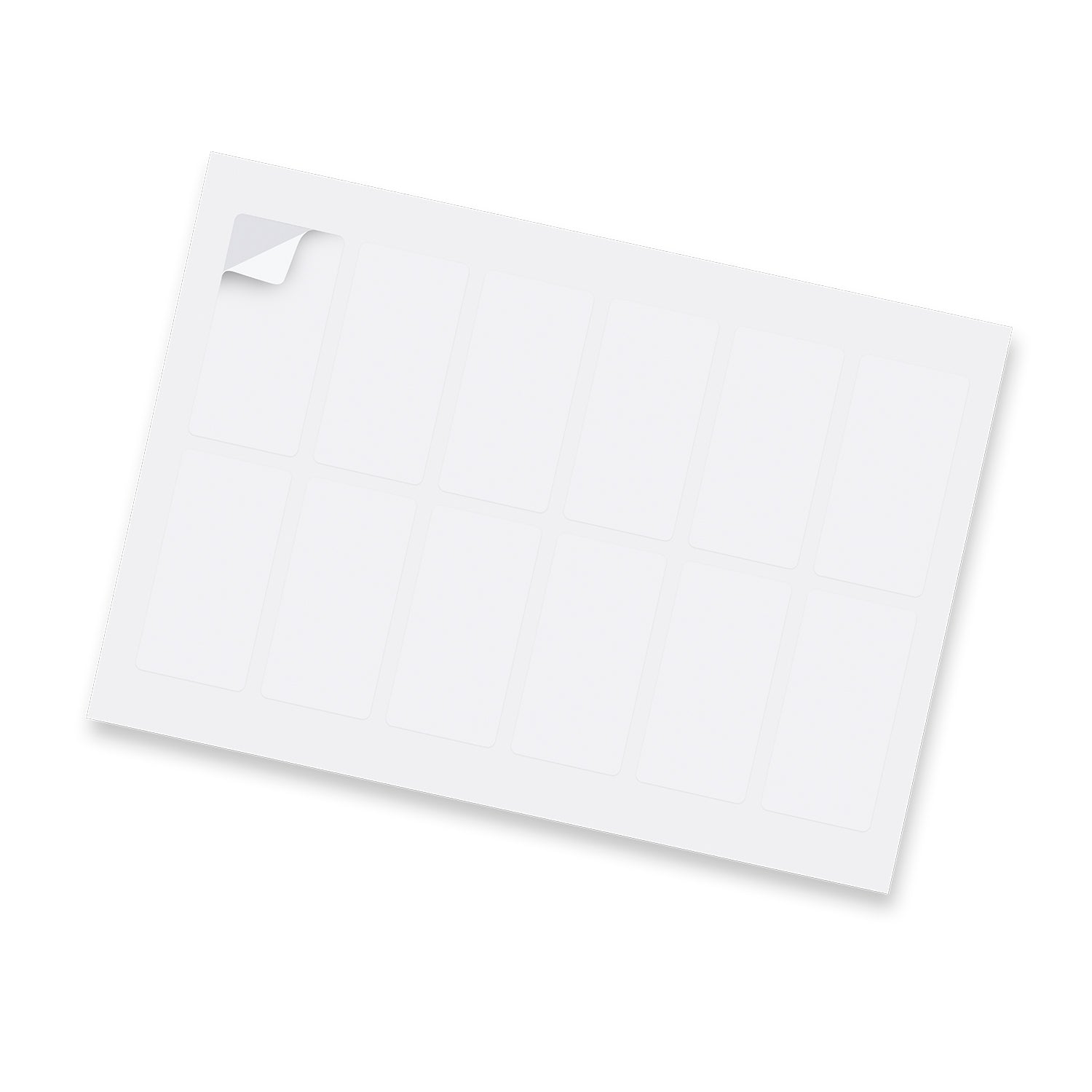 Sticker Sheet 40 x 80mm Rectangle - Matte (2)