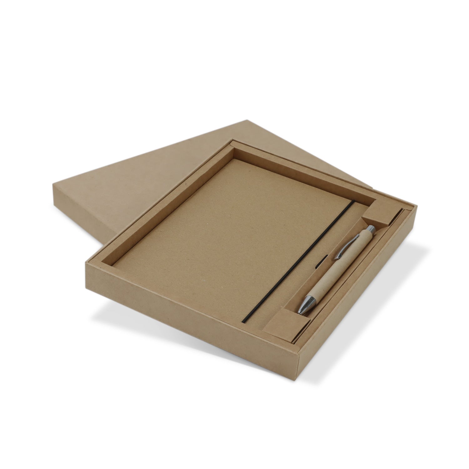 Kraft Notebook and Pen Gift Set (2)