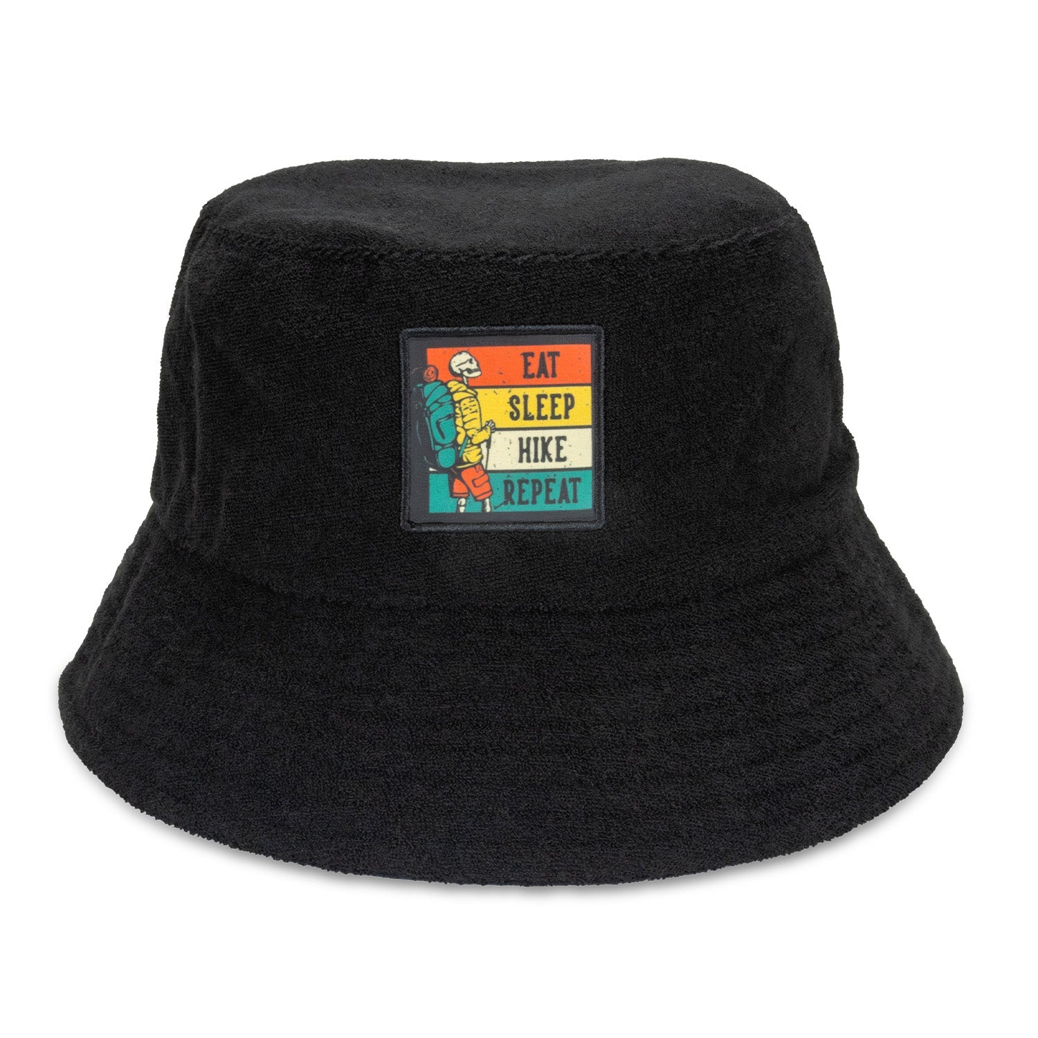 Terry Towelling Bucket Hat with Full Colour Patch (3)