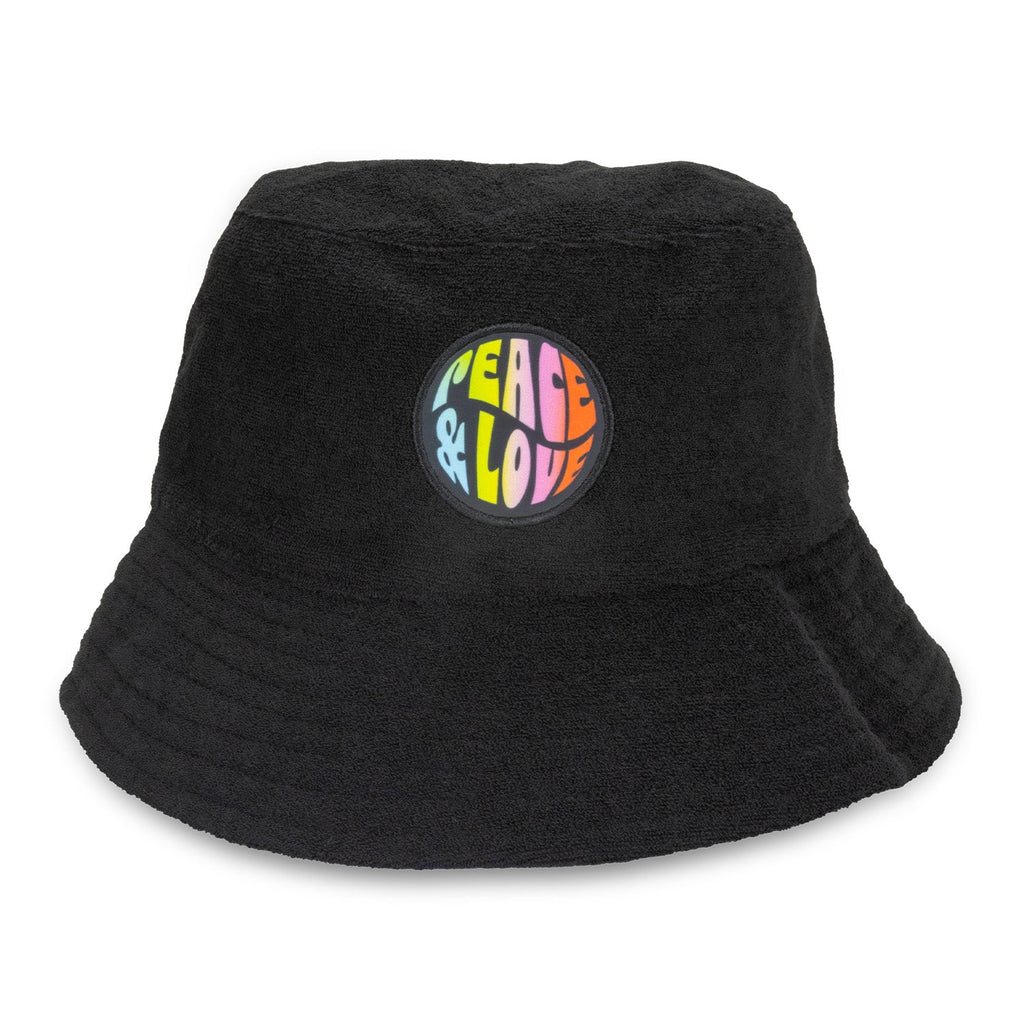 Terry Towelling Bucket Hat with Full Colour Patch (4)