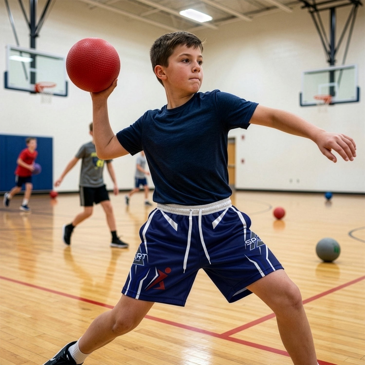 Custom Youth Active Shorts (7)