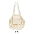 Cotton Mesh Foldaway Tote Bag - Small