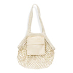 Cotton Mesh Foldaway Tote Bag - Small (2)