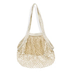 Cotton Mesh Foldaway Tote Bag - Small (4)