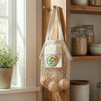 Cotton Mesh Foldaway Tote Bag - Small (7)