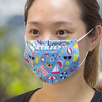 Reusable Face Mask Full Colour - Small (6)