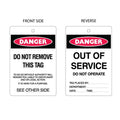 Danger Out of Service Tag (packs of 10)