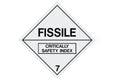 Dangerous Goods Sign Fissile 7