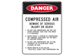 Danger Compressed Air