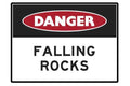 Danger Falling Rocks